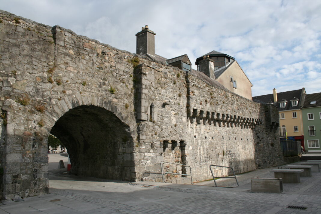 Spanish Arch beside the River Corrib in Galway