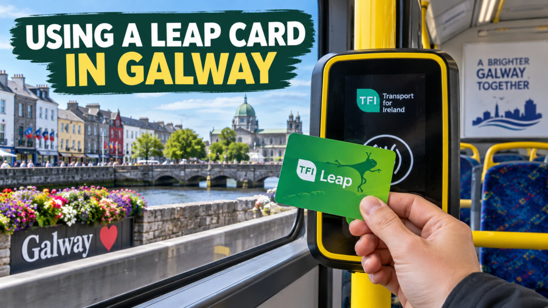 Using a Leap Card on public transport in Galway
