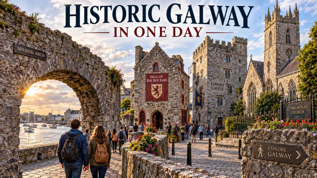 Historic Galway in One Day: A Walking Itinerary Historic Galway streets and landmarks on a colourful walking route