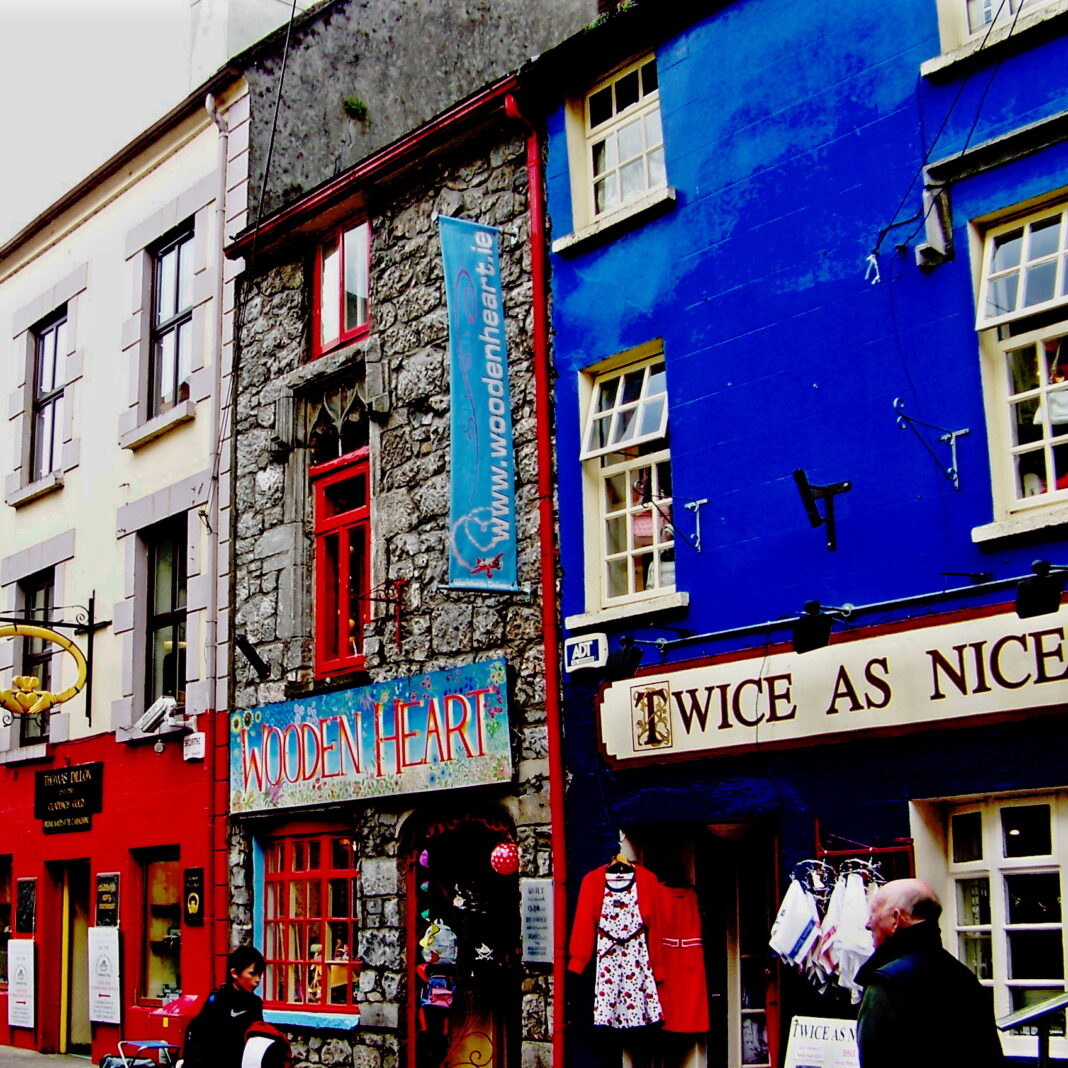 Shopping in Galway City: Shop Street and the Latin Quarter Quay Street in Galway's Latin Quarter