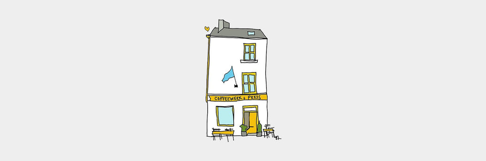 Coffeewerk + Press Galway: Specialty Coffee and Design on Quay Street Coffeewerk in Galway, photograph from the official business website