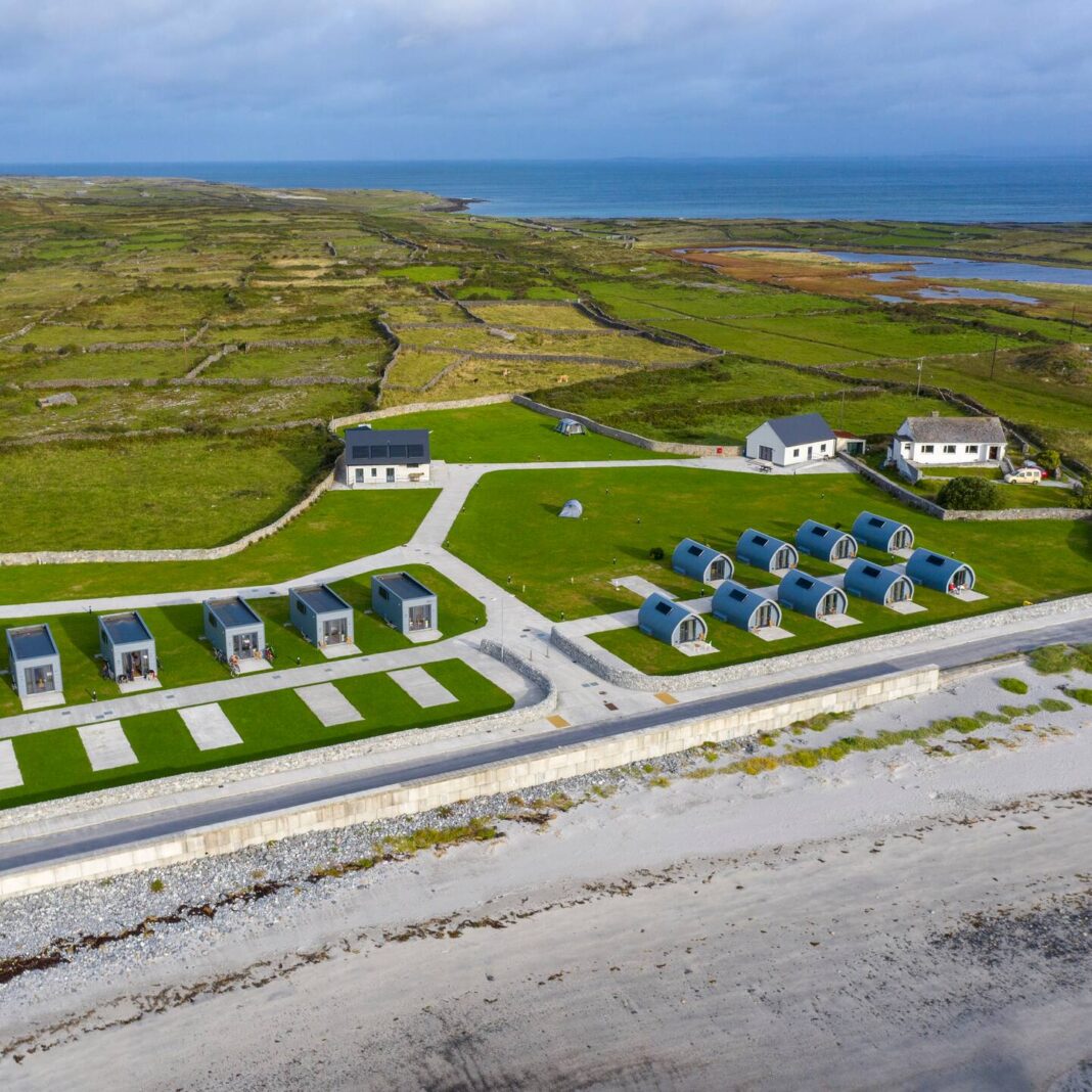 Aran Islands Camping & Glamping: Stay by Frenchman’s Beach on Inis Mór Aran Islands Camping and Glamping beside the coast on Inis Mór