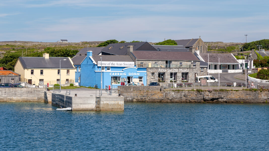 Aran Sweater Market in Kilronan on Inis Mór