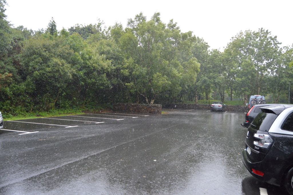 Connemara Weather: What to Pack, When to Go & How to Plan Heavy rain at Connemara National Park Visitor Centre in Letterfrack