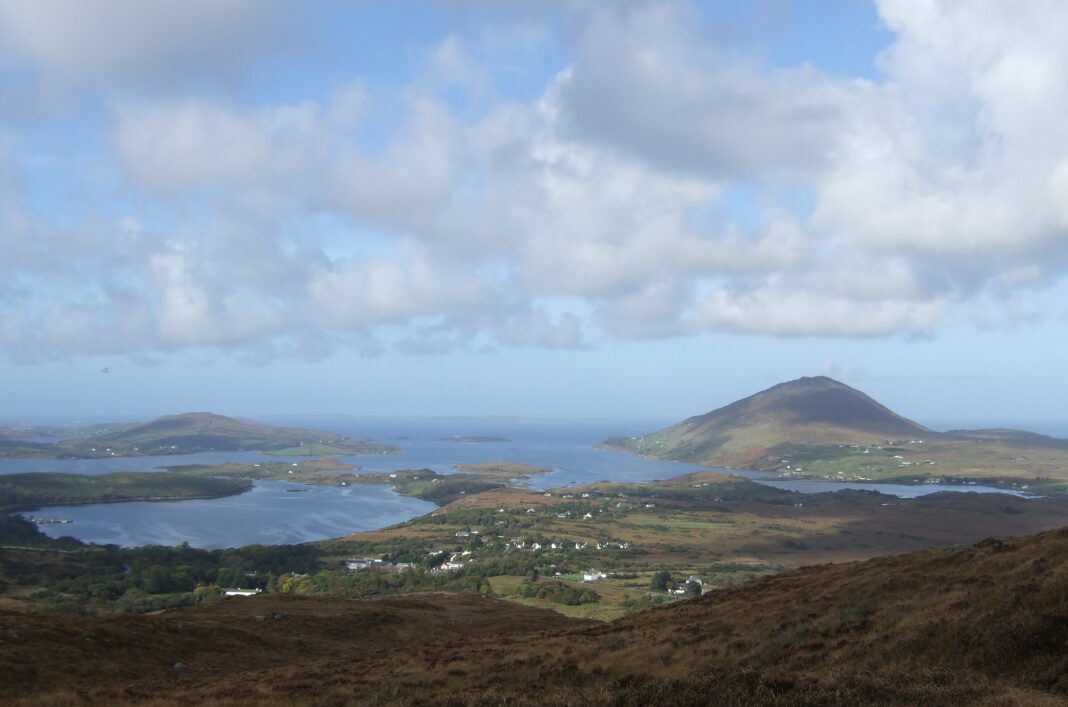 Letterfrack village in Connemara