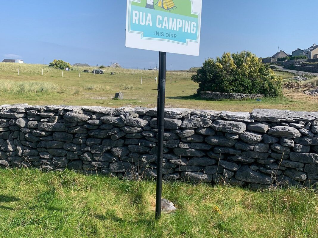 Rua Camping, Inis Oírr: Tent Pitches & Bell Tents by the Beach Rua Camping on Inis Oírr