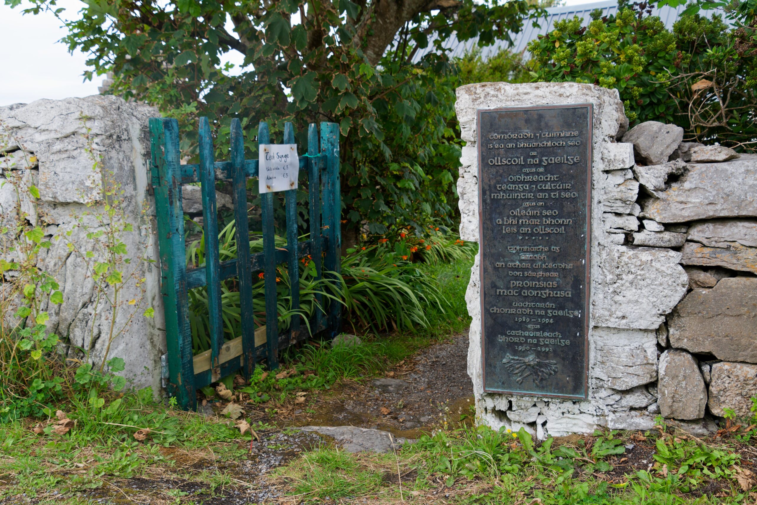 Entrance to Teach Synge on Inis Meáin